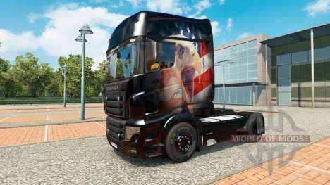 Una colección de skins para Scania camión R700 para Euro Truck Simulator 2