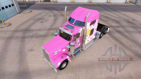 Sakura piel para el Kenworth W900 tractor para American Truck Simulator