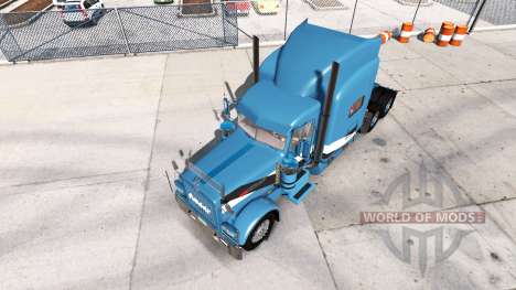 2Tone de la piel para el camión Peterbilt 389 para American Truck Simulator