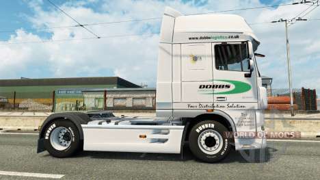 La piel en Dobbs Logística de camiones DAF para Euro Truck Simulator 2