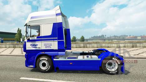 DastagirTrans skin for DAF truck para Euro Truck Simulator 2