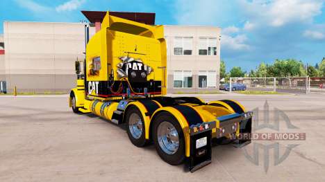 GATO de la piel para el camión Peterbilt 389 para American Truck Simulator