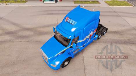 La piel MVT para camión Peterbilt para American Truck Simulator