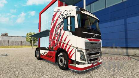 La piel del León de los camiones Volvo para Euro Truck Simulator 2