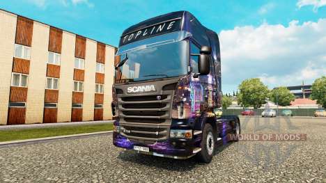 Skyline de la piel para Scania camión para Euro Truck Simulator 2