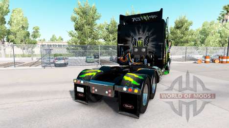 Monster Energy de la piel para el camión Peterbi para American Truck Simulator