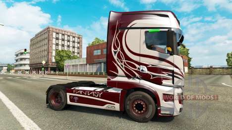 La fantasía de la piel para Scania camión R700 para Euro Truck Simulator 2