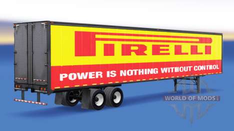De metal semi-Pirelli para American Truck Simulator