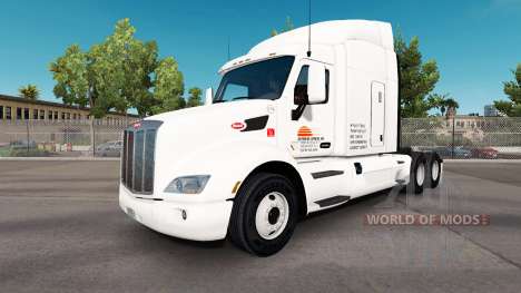 Daybreak Express de la piel para el camión Peter para American Truck Simulator