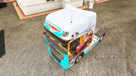 La piel de los Coches v2.0 camión DAF para Euro Truck Simulator 2