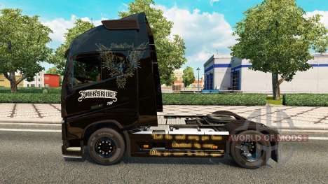 La piel de Alter Bridge en Volvo trucks para Euro Truck Simulator 2