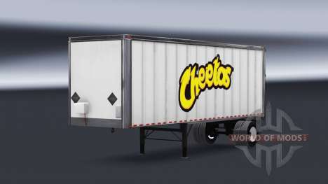De metal semi-Cheetos para American Truck Simulator