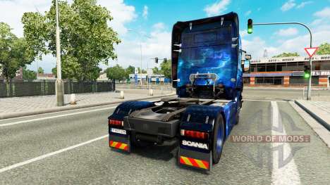 Espacio fresco de la piel para el camión Scania para Euro Truck Simulator 2