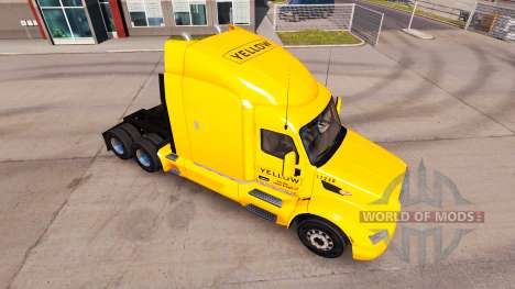 La Piel De Color Amarillo Inc. para Peterbilt y  para American Truck Simulator