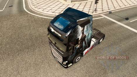 La piel de Lobezno para camiones Volvo para Euro Truck Simulator 2