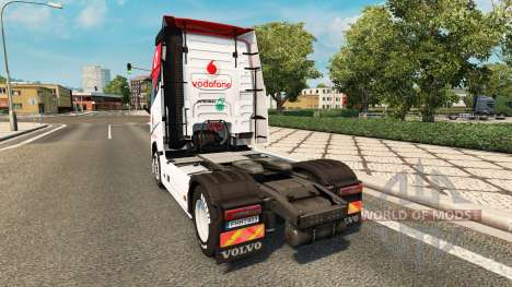 Vodafone piel de Carreras de camiones Volvo para Euro Truck Simulator 2