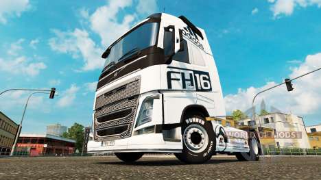 La piel de Adidas para camiones Volvo para Euro Truck Simulator 2