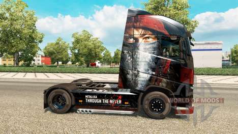 La piel de Metallica para Volvo trucks para Euro Truck Simulator 2