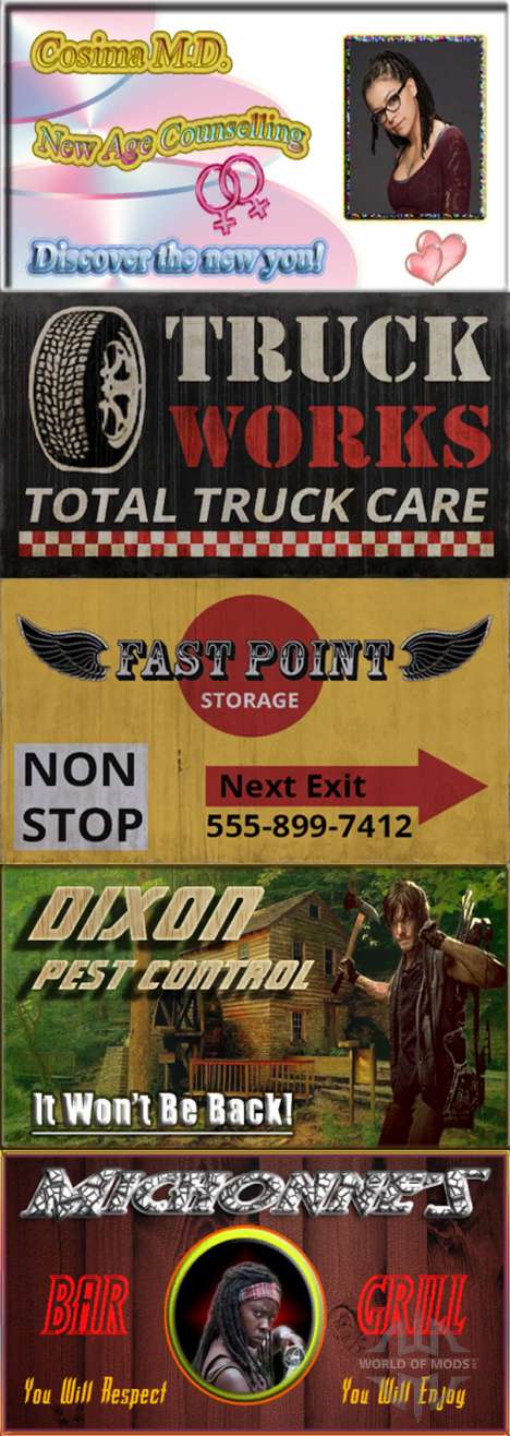 La publicidad en vallas publicitarias para American Truck Simulator