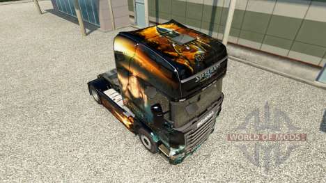 Starcraft 2 piel para Scania camión para Euro Truck Simulator 2
