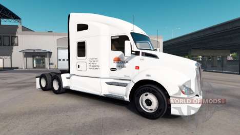 De la piel al Amanecer y camiones Peterbilt Kenw para American Truck Simulator