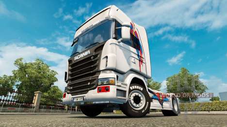 Una piel de Superman para Scania camión para Euro Truck Simulator 2