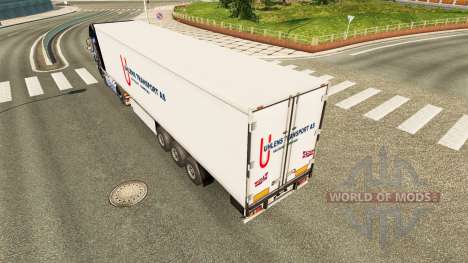 La piel Uhlen de Transporte COMO un semi para Euro Truck Simulator 2