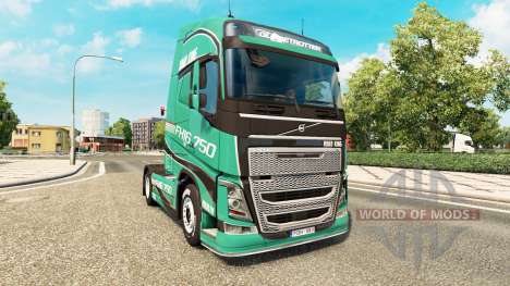 Road King de la piel para camiones Volvo para Euro Truck Simulator 2