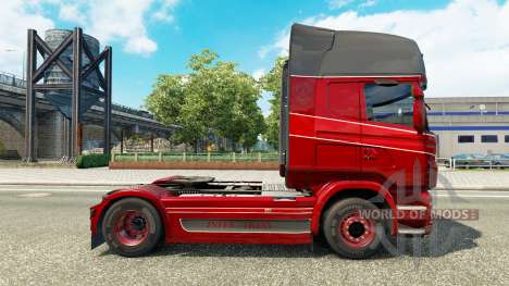 La piel Inter-Trans en el tractor Scania para Euro Truck Simulator 2