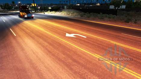 De oro de la luz roja para American Truck Simulator