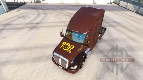 La piel de Wegmans en los tractores Peterbilt y  para American Truck Simulator