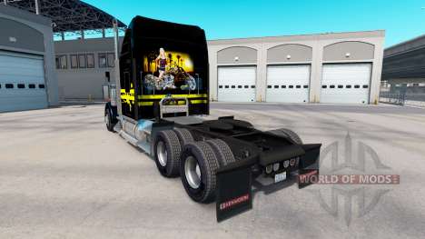 La piel de la Noche en el camión Kenworth W900 para American Truck Simulator
