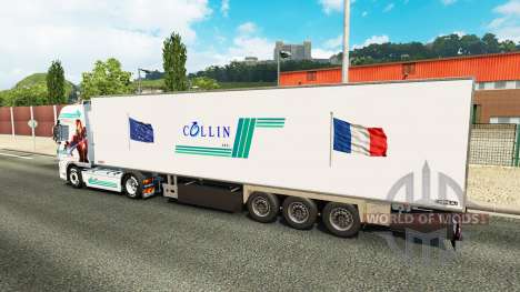 Collin IronMan de la piel para DAF camión para Euro Truck Simulator 2