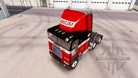 La piel en Carolina del tractor Freightliner FLB para American Truck Simulator