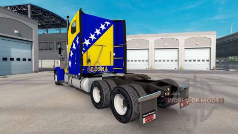 La piel Bosnia en el camión Freightliner Classic para American Truck Simulator