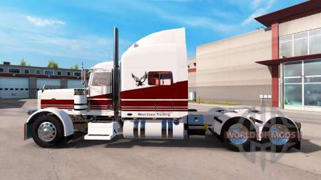 La Costa oeste de la piel para el camión Peterbi para American Truck Simulator