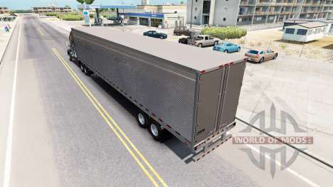 Cromado reefer remolque para American Truck Simulator