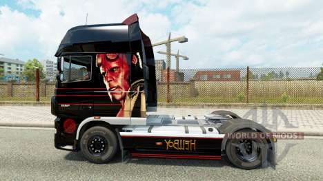 Hellboy piel para DAF camión para Euro Truck Simulator 2