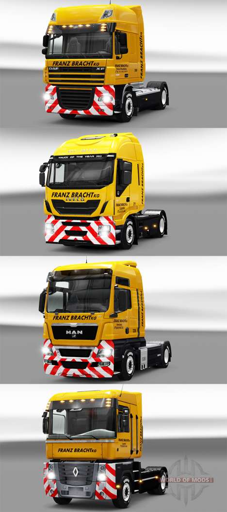 Franz Bracht skin on tractors para Euro Truck Simulator 2