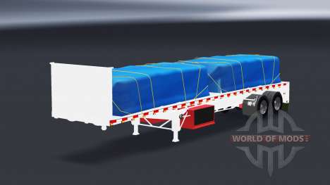 Una colección de semi-plataformas para American Truck Simulator