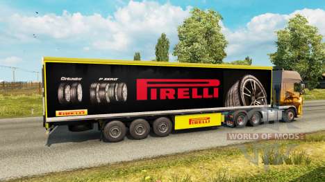 Pirelli piel para el remolque para Euro Truck Simulator 2