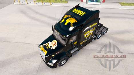 DeWalt de la piel para el camión Peterbilt para American Truck Simulator
