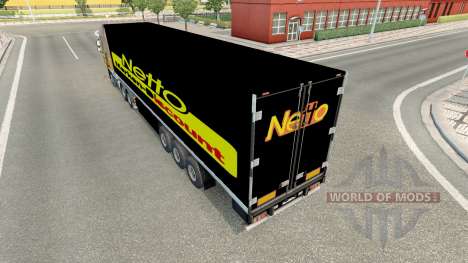 La piel Netto en el remolque para Euro Truck Simulator 2