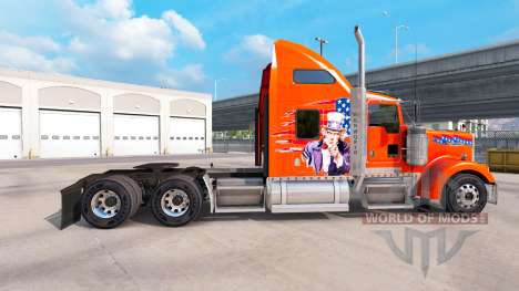 La piel de América camión Kenworth W900 para American Truck Simulator