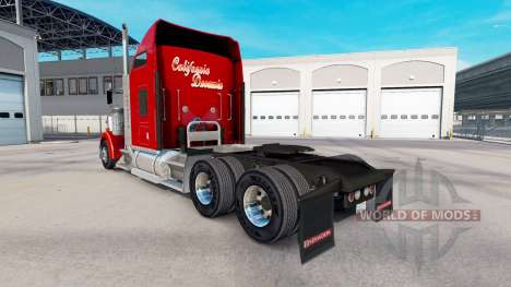 La piel de California Dreamin en el camión Kenwo para American Truck Simulator