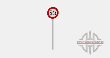 Warning Traffic Signs v1.1 para Farming Simulator 2015