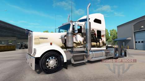 La piel de los Caballeros en el camión Kenworth  para American Truck Simulator