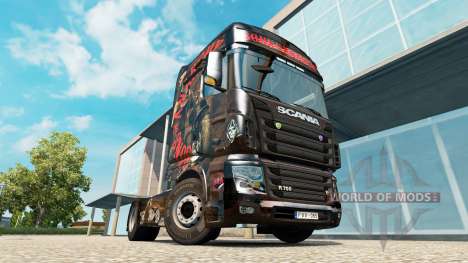La piel de los Hijos de la Anarquía en el tracto para Euro Truck Simulator 2