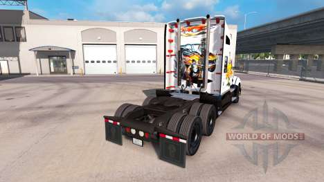 La piel de Coche de arte en un Kenworth tractor para American Truck Simulator