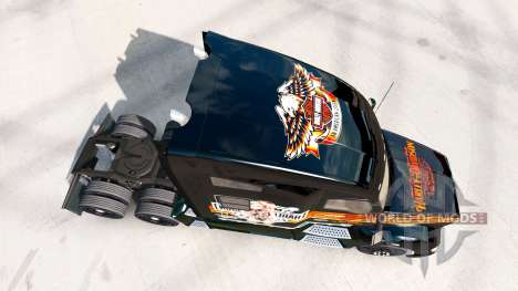 La piel de Harley-Davidson en un Kenworth tracto para American Truck Simulator